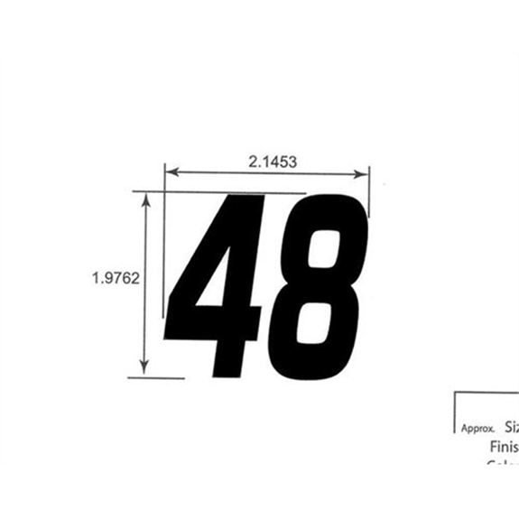 Decal,  in.48 in. (pro Deck)
