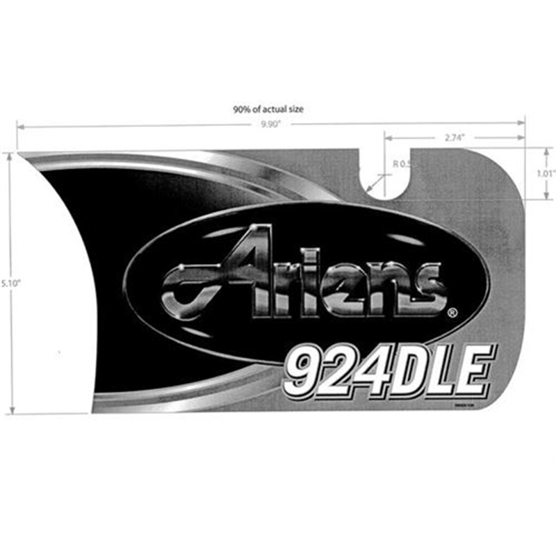 Ariens Sno-thro Decal, Front Dash - 924dle
