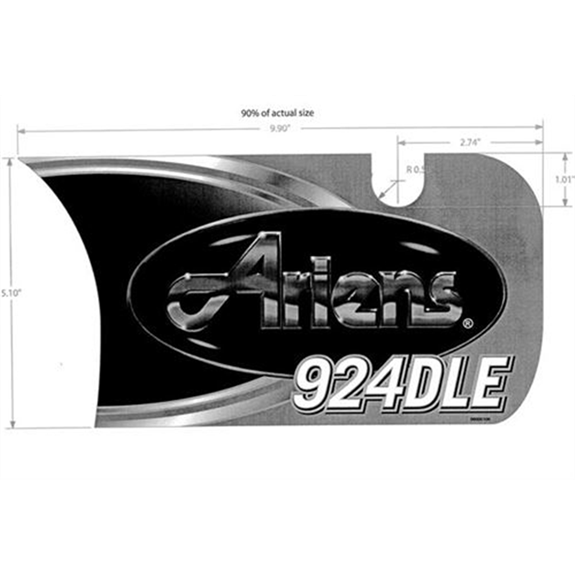 Ariens Sno-thro Decal, Front Dash - 924dle