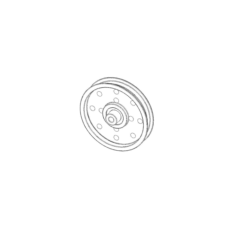 Pulley, Flat 4.50x.375 W/brg