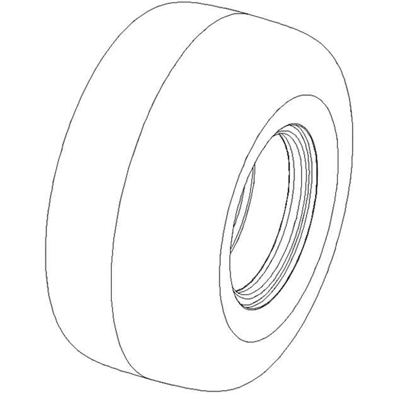 Ariens Lawn Mower Assembly, Tire Wheel 18 X 8.5-8 Ctr