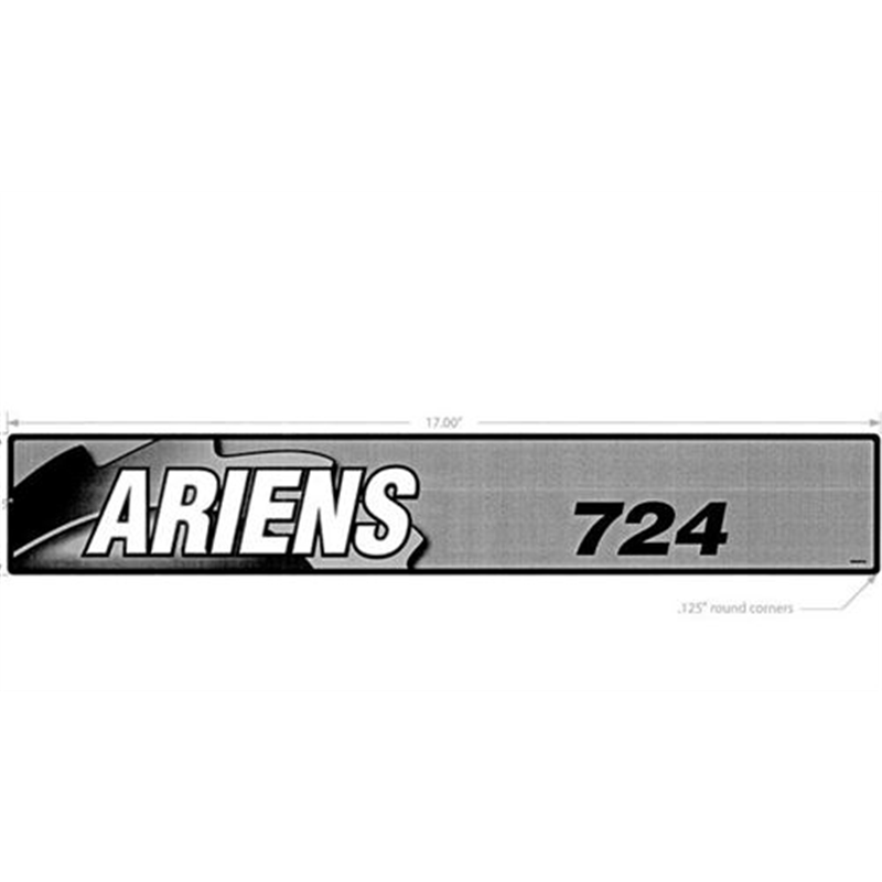 Decal, Front Panel 724