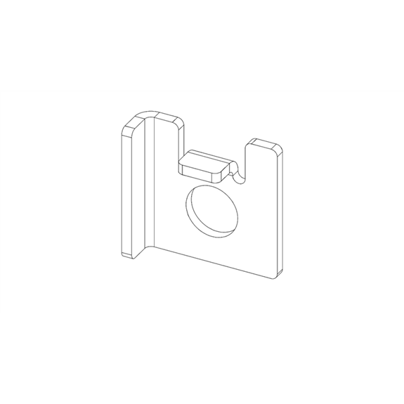 Ariens Sno-thro Bracket, Formed - Shift Fork