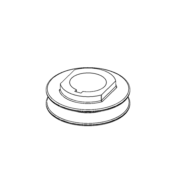 Ariens Walk-behind Mower Pulley, Machined Powder Metal