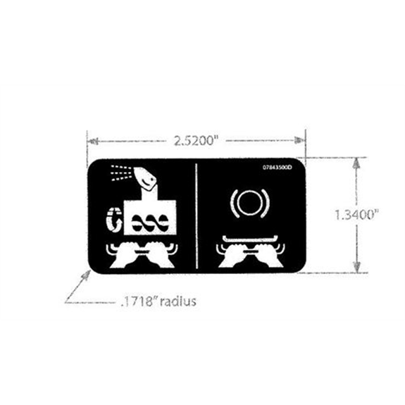 Ariens Sno-thro Decal, Auger Bail