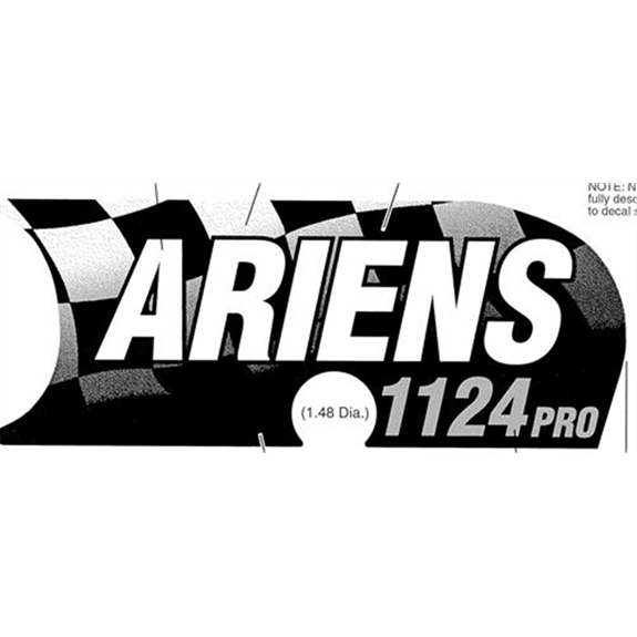 Ariens Sno-thro Decal, Front Panel - 1124