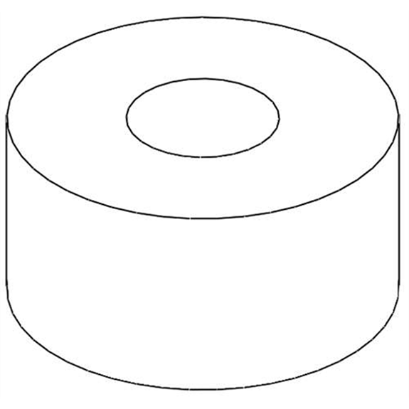 Ariens Sno-thro Bushing, Pocket .391x.570x1.0x.450