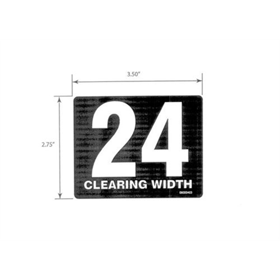 Ariens Sno-thro Decal, Housing - Sno-tek 24