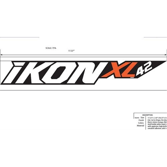 Decal,  Xl 42 in.