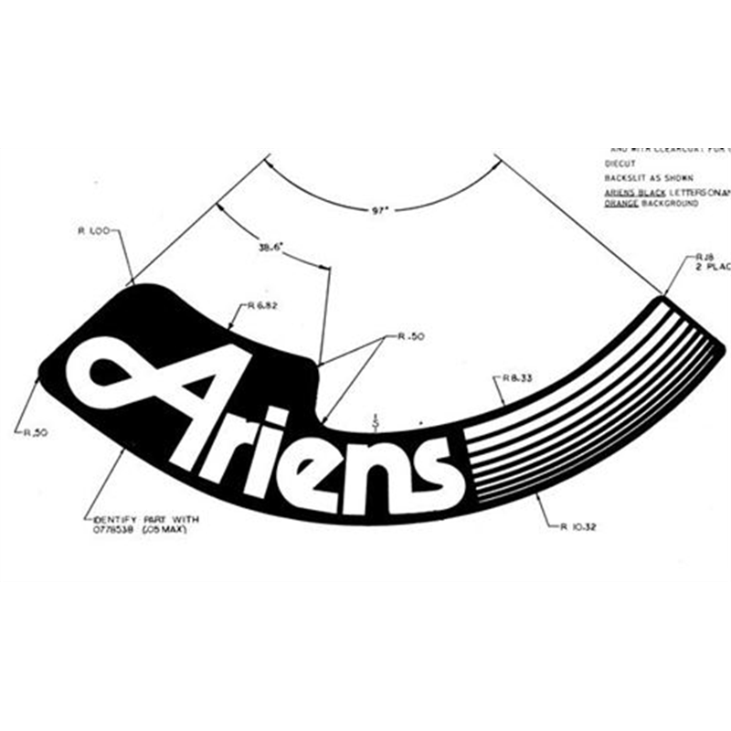 Ariens Walk-behind Mower Decal - Ariens