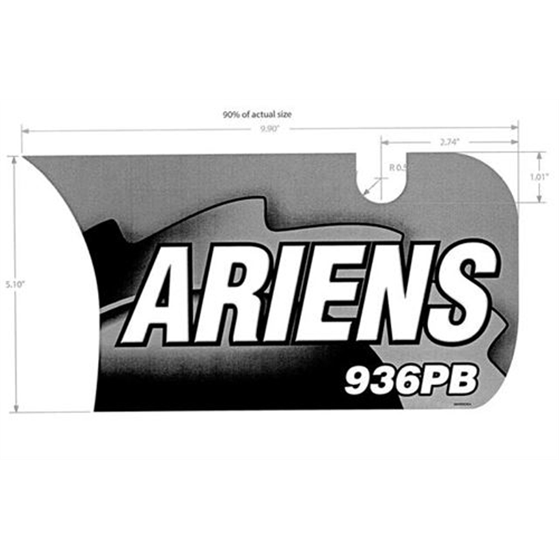 Decal, Front Dash-Ariens Brush