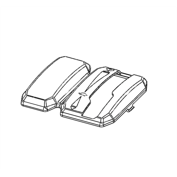 Ariens Sno-thro Bezel, Shift - Hydro Brush