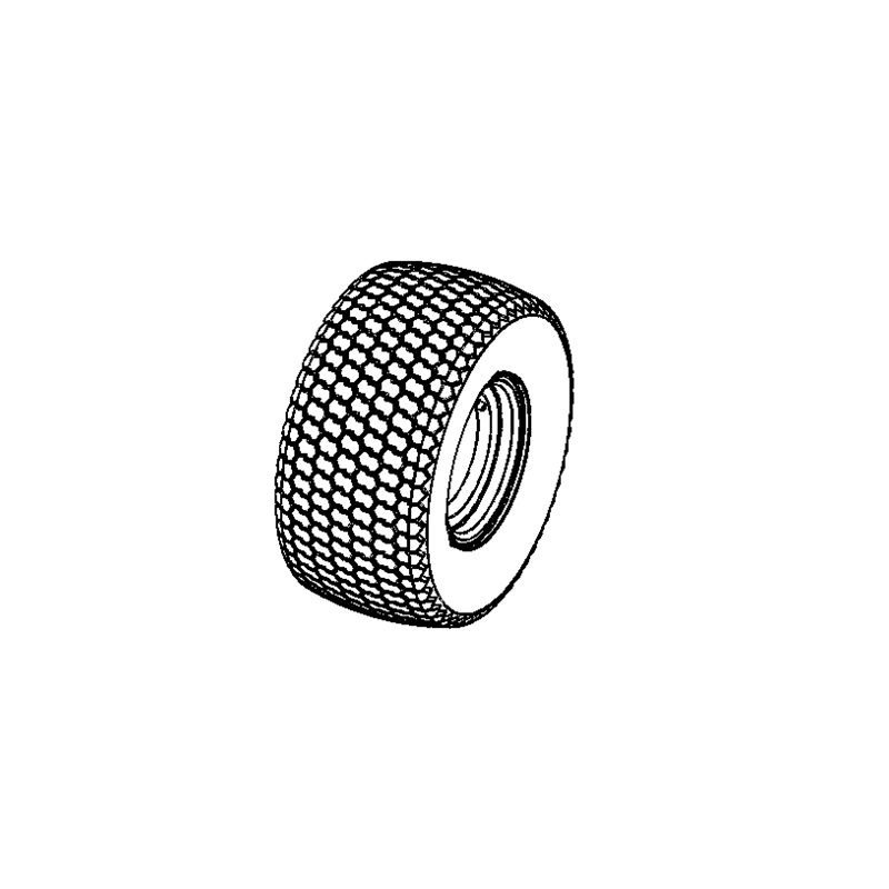 Asm, Whl/tire 18x9.50-8 Dhub
