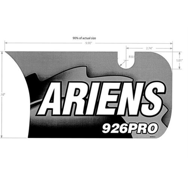 Decal, Front Dash-926dle
