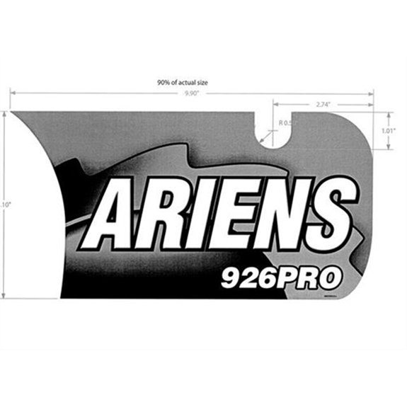 Decal, Front Dash-926dle