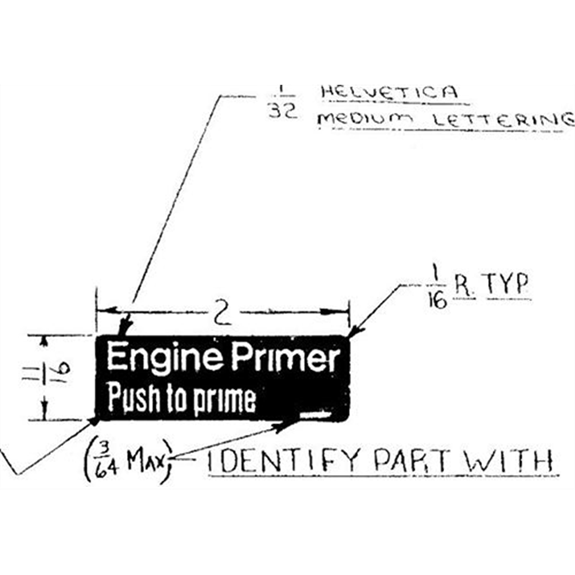 Ariens Sno-thro Decal - Primer
