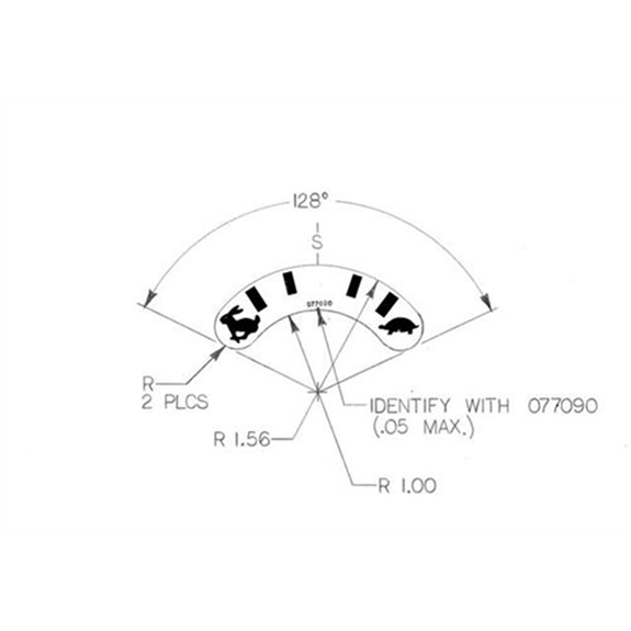 Ariens Walk-behind Mower Decal-speed Se