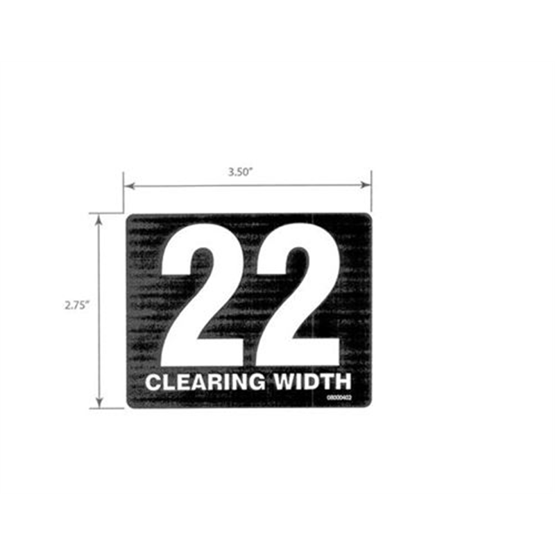 Decal, Housing  Sno-tek 22