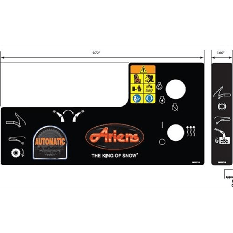 Decal, Control - Pro 12v