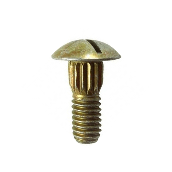 .31-18 x .88 in Slotted Round Head Bolt with Knurled Neck