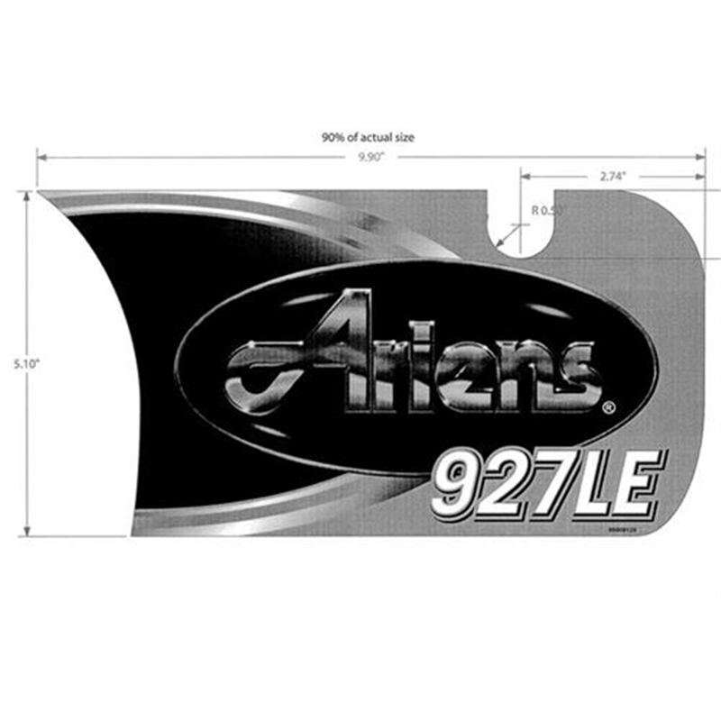 Decal, Front Dash-927le