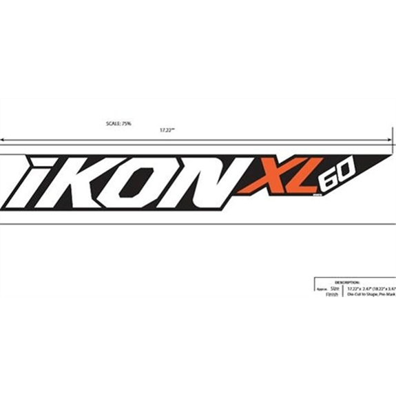Decal,  Xl 60