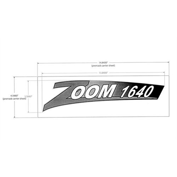 Ariens Lawn Mower Decal- 1640