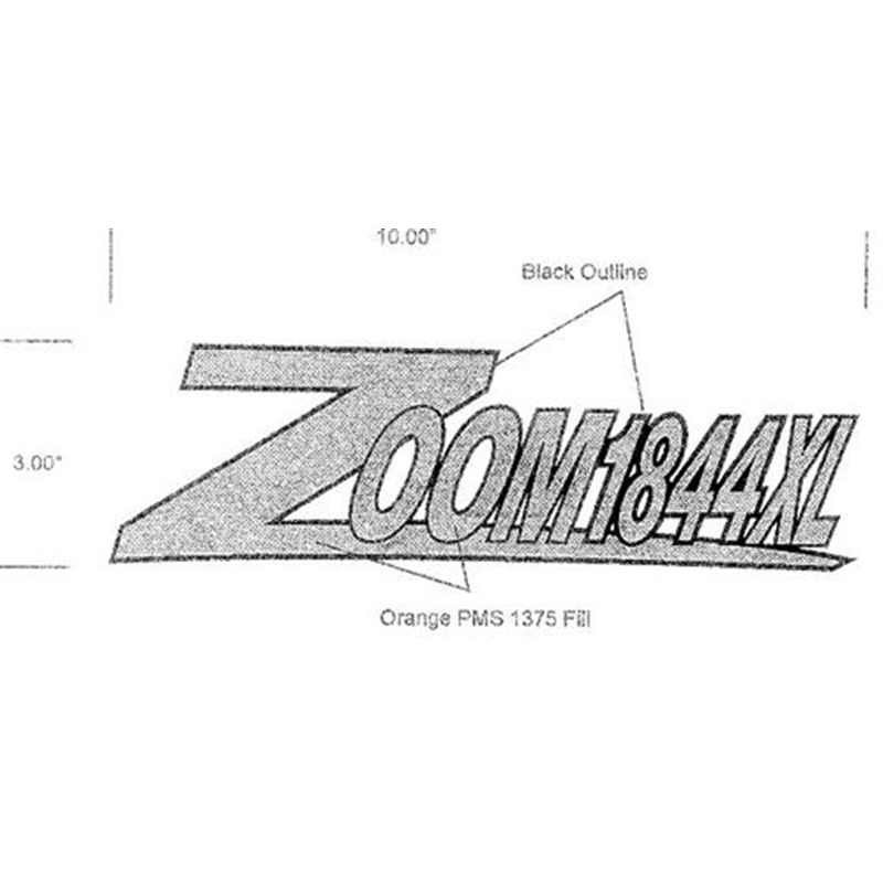 Ariens Zero Turn Mower Decal,  1844xl