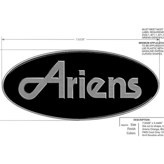 Decal, Ariens Jewel