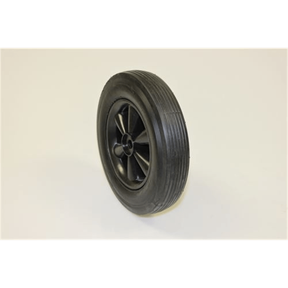 Wheel, Plastic-8 in.x1.75 in. Black