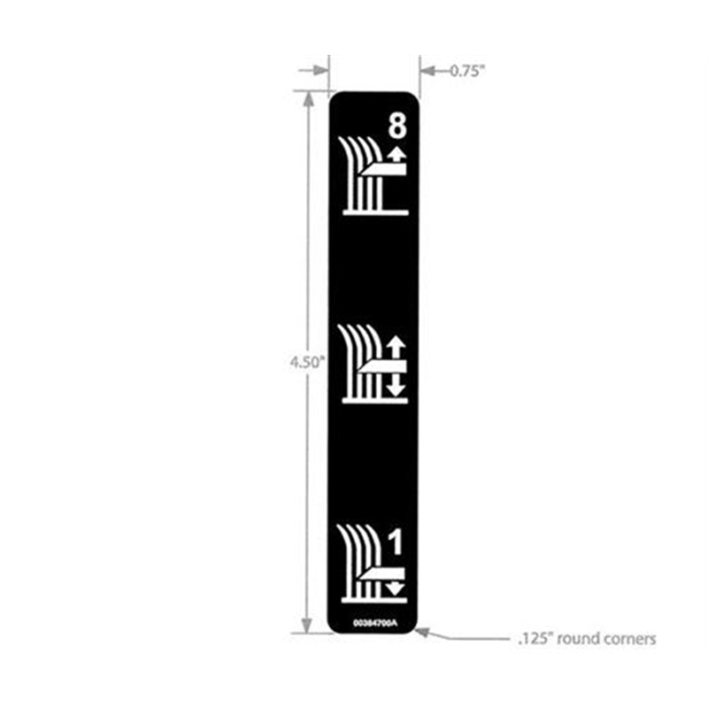 Ariens Lawn Mower Decal, Cut Height