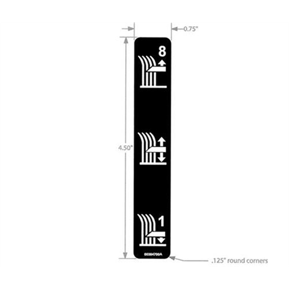 Ariens Lawn Mower Decal, Cut Height