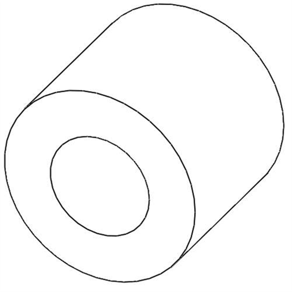 Spacer .516x1.000x.875