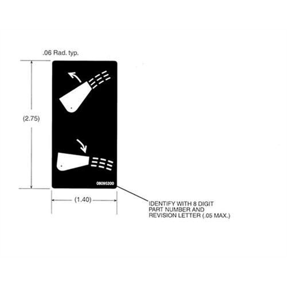 Decal, Deflector Control