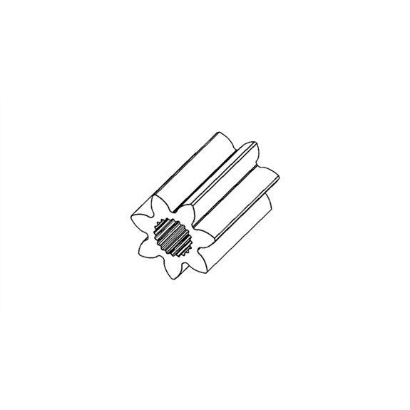 Gear, Pinion 7 Tooth W/spline