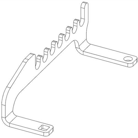 Ariens Walk-behind Mower Bracket, Speed Selection