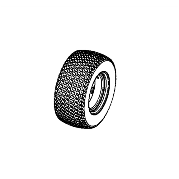 23x10.5-12 Rear Tire & Wheel Assembly – K500 Super Turf