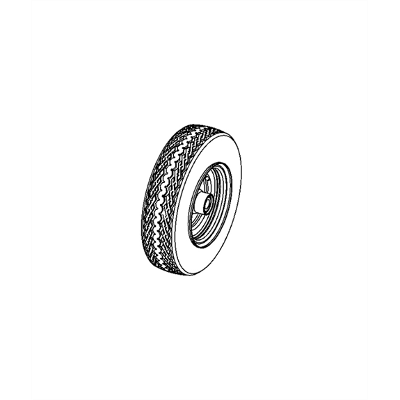 Asm,tire/wheel 4.8/4-8 P47gray