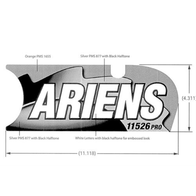 Ariens Sno-thro Decal, Front Panel - 11526