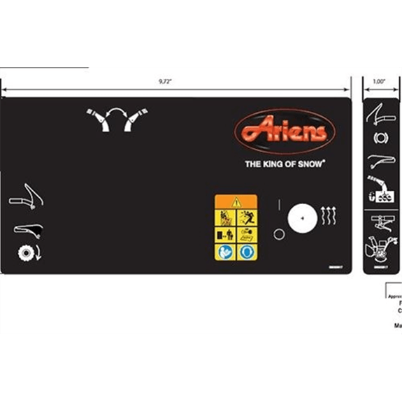 Decal, Control - Dlx Track Hw