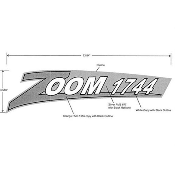 Ariens Lawn Mower Decal- 1744