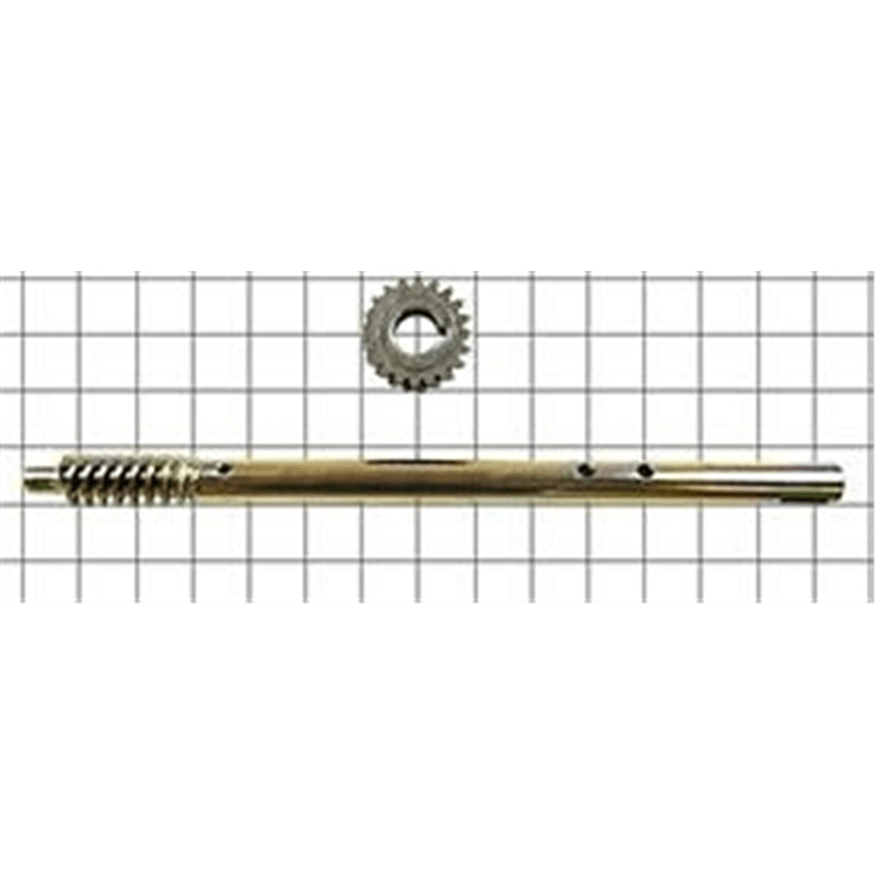 Ariens Snow Blower Shaft And Worm Gear Assembly