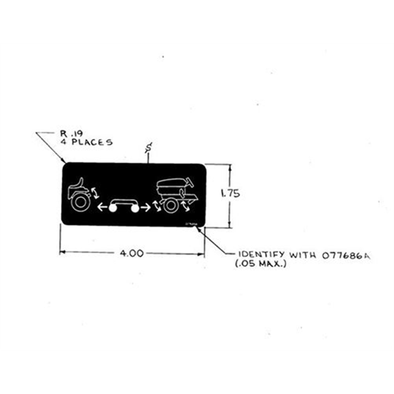 Decal - Lift Selector