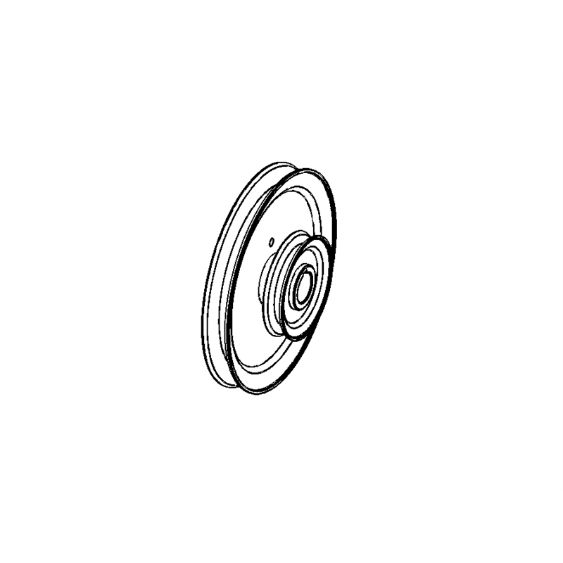 Pulley, Double-1 in. IDx7.50 in.&3.50