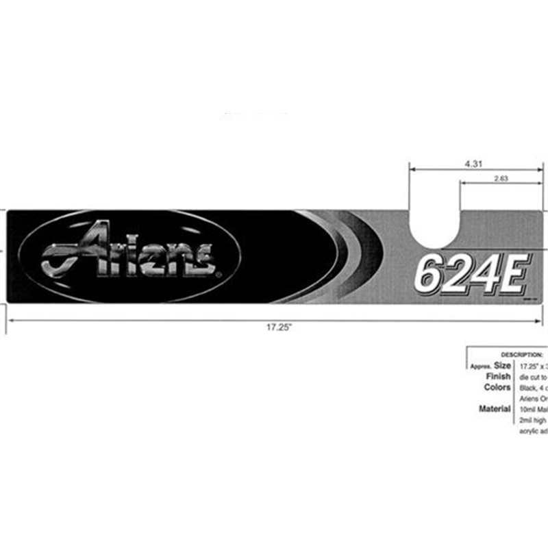 Decal, Dash - 624e