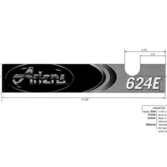 Decal, Dash - 624e