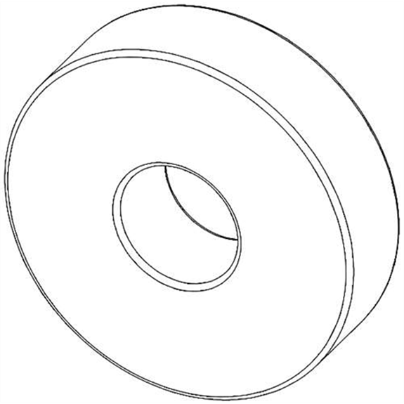 Spacer, .468 X 1.38 X .375 Y Spacer, .468 X 1.38 X .375 Y