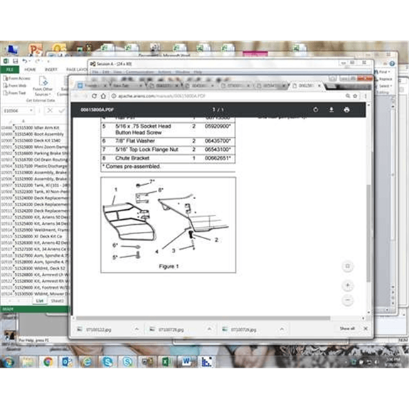 Discharge Chute, Plastic