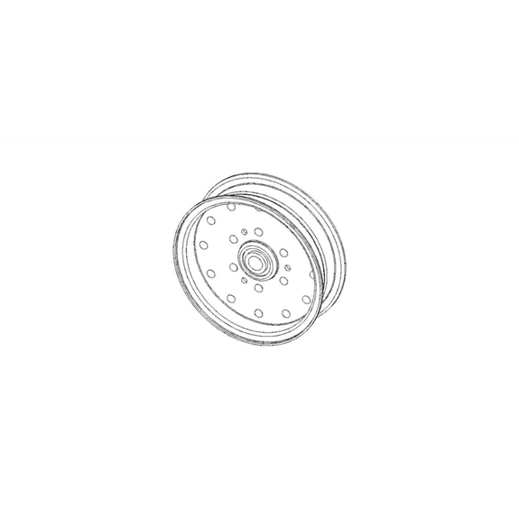 Pulley, Flat Idler 6.00 X .635 Pulley, Flat Idler 6.00 X .635