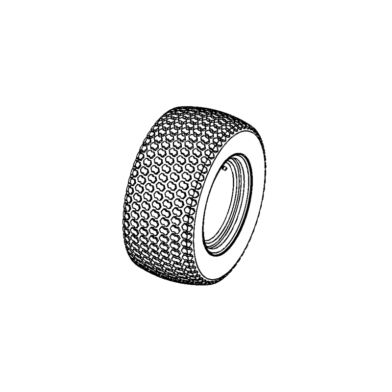 22x10.5-12 Rear Tire & Wheel Assembly – K500 Super Turf